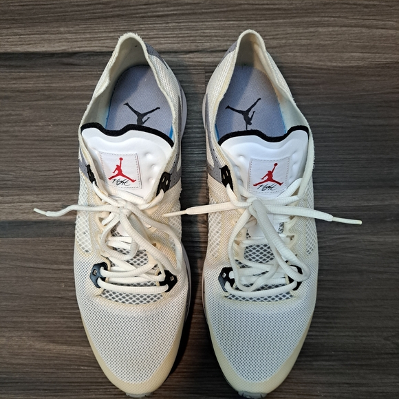 Jordan Other - Nike Air Jordan 89 Racer White And Cream 4 Sneakers Retro Mens Size 13